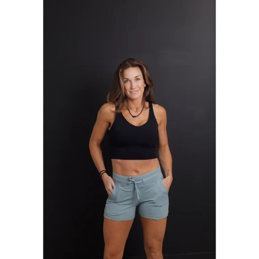 Misty V-Neck Crop 1